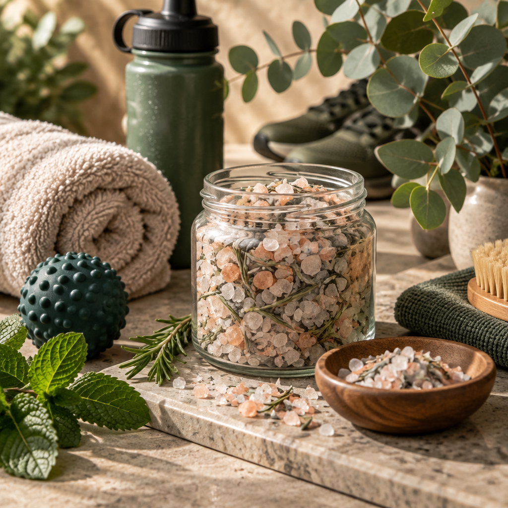 Sales de baño para recuperación post-entrenamiento